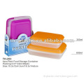 4pcs rectangle plastic food storage container,plastic food container